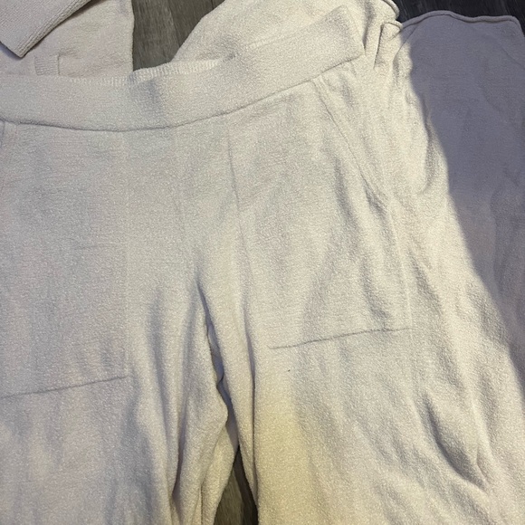 Cream Hooded barefoot dreams Lounge Set - Picture 2 of 6